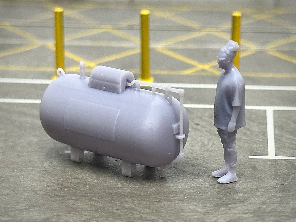 OO Gauge LPG Tanks (Pack of 3) - Unpainted