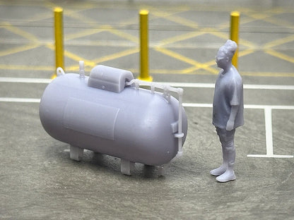 OO Gauge LPG Tanks (Pack of 3) - Unpainted