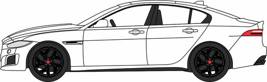 76JXE004 Jaguar XE Fuji White