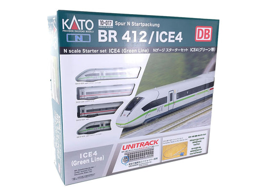 10-017 DBAG BR412 ICE4 Red/Green Stripe Train Set