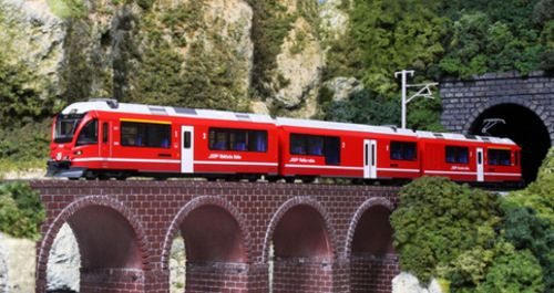 RhB ABe 8/12 Allegra EMU 3 Car Powered Set