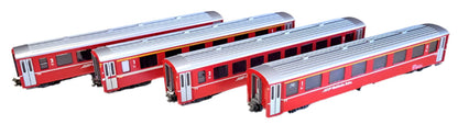 Pre-Owned RhB EW1 Red 4 Coach Add on Set (4)