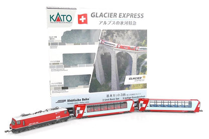 RhB Ge4/4 III Glacier Express Electric Train Pack