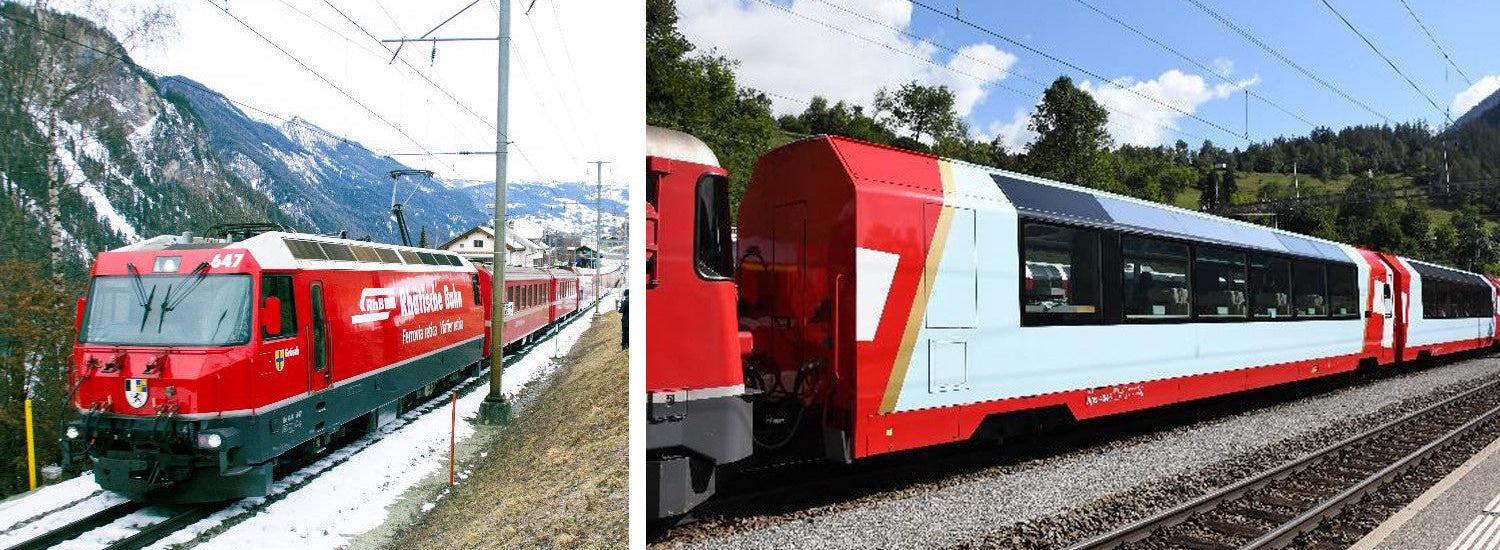 Kato RhB Ge4/4 Glacier Express Train Pack VI – Rails of Sheffield