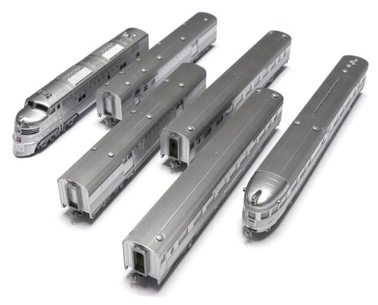 CB&Q EMD E5A/Silver Streak Zephyr 6 Unit Train Pack