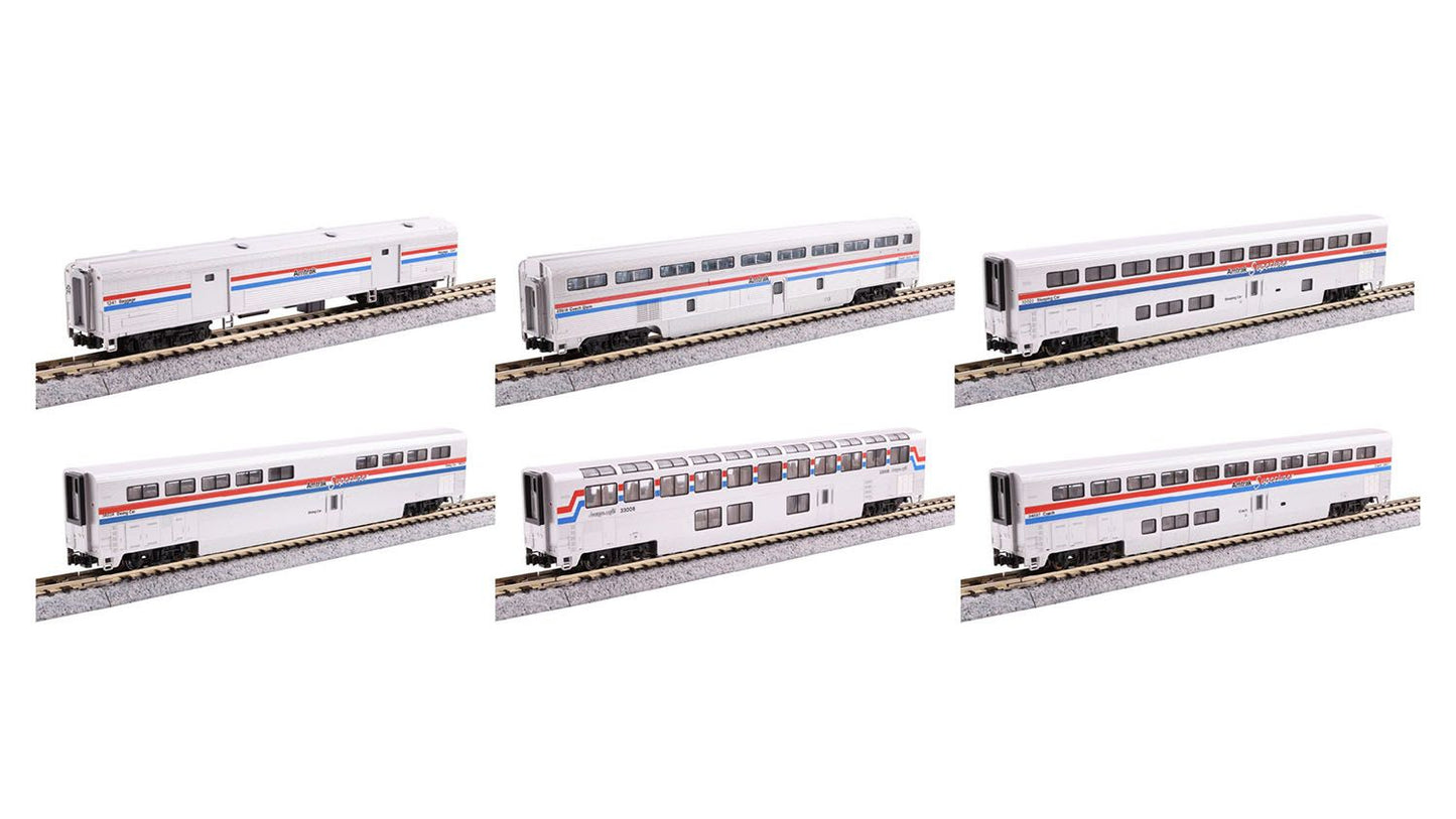 106-3531 Superliner PhIII Coach Set (6) Amtrak