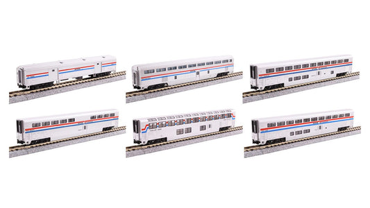 106-3531 Superliner PhIII Coach Set (6) Amtrak
