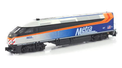 106-8701-DCC MP36PH Chicago Metra Bi-Level Train Pack - DCC-Fitted