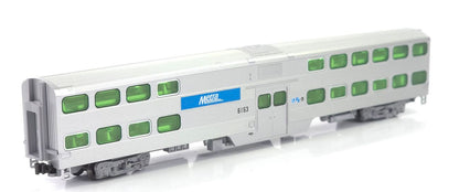 106-8701-DCC MP36PH Chicago Metra Bi-Level Train Pack - DCC-Fitted