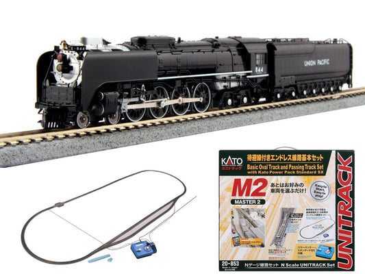 107-0002 Union Pacific FEF Steam Train Set