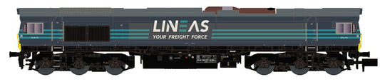 10838S Lineas Class 66 Diesel Locomotive VI - DCC-Sound