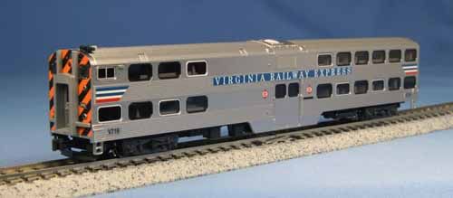 156-0947 Gallery Bi-Level Cab Coach Virginia Railways Express