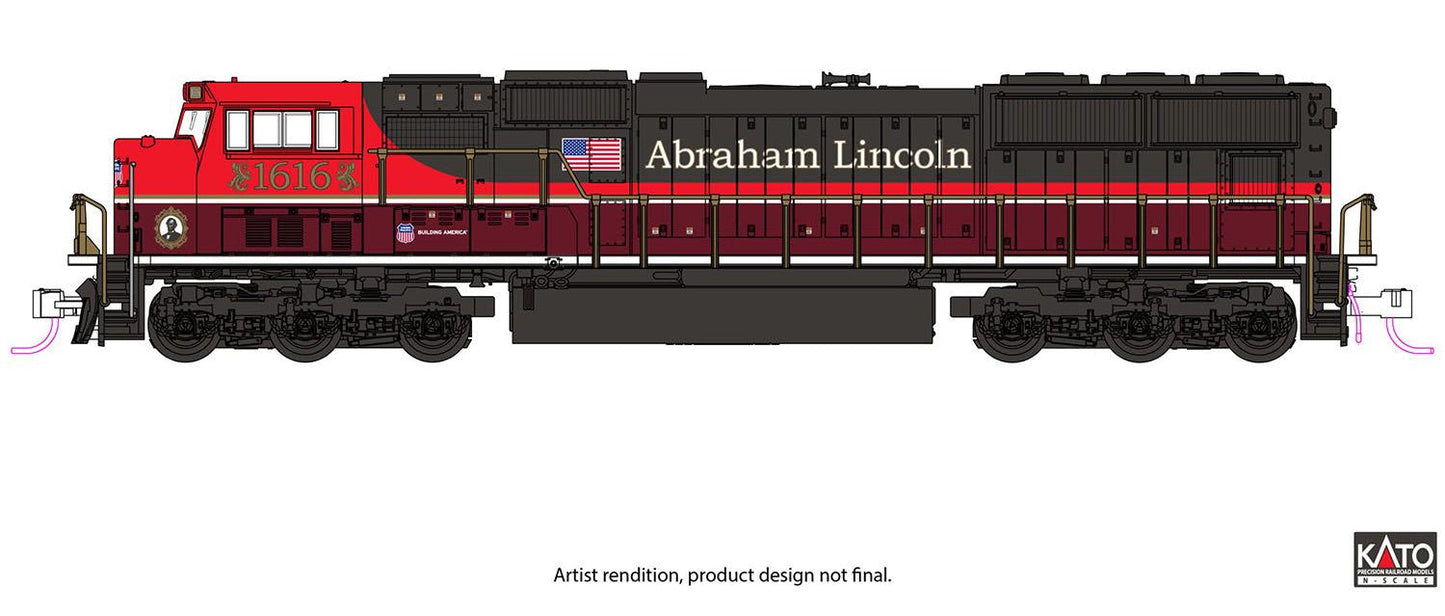 176-1616-S EMD SD70M Union Pacific 1616 Abraham Lincoln (DCC-Sound)