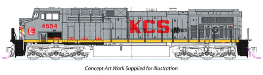 EMD AC4400CW KCS de Mexico 4554 - DCC-Sound