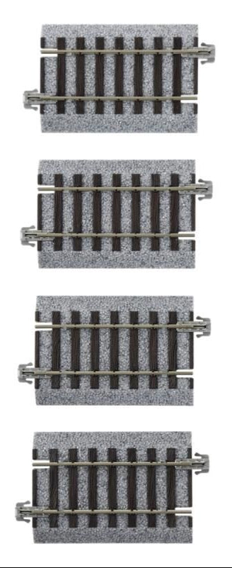 2-105 Unitrack (S60) Straight Track 60mm 4pcs