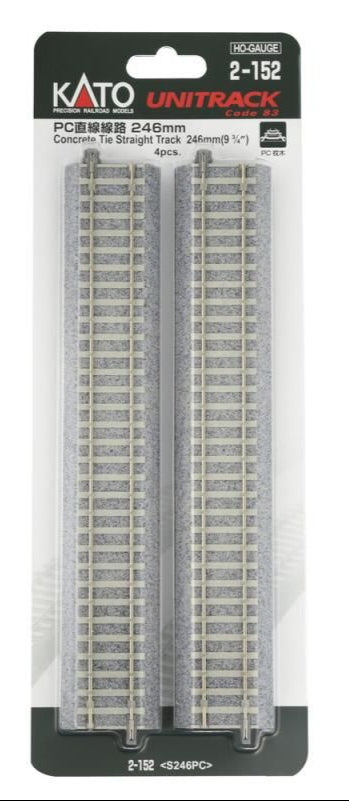 Unitrack (S246PC) CS Straight Track 246mm 4pcs