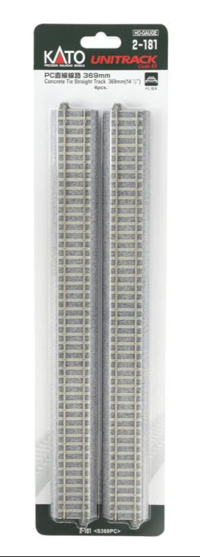 Unitrack (S369PC) CS Straight Track 369mm 4pcs