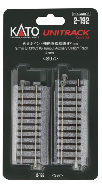Unitrack (S97) Turnout Auxiliary Straight Track 97mm 4pcs