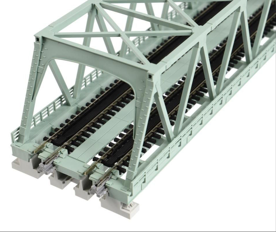 Unitrack (WS248T) Dual Straight Truss Girder Bridge Green