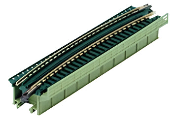 Unitrack (R448-15T) Curved Girder Bridge L/Green 15 Degree