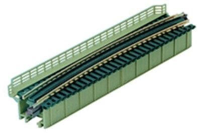Unitrack (R481-15T) Curved Girder Bridge L/Green 15 Degree