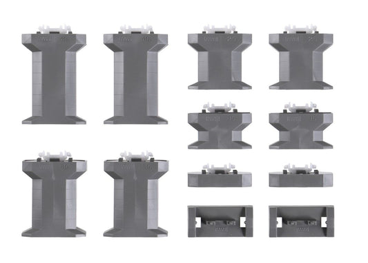 Unitrack Single Track Gradual Incline Pier Set