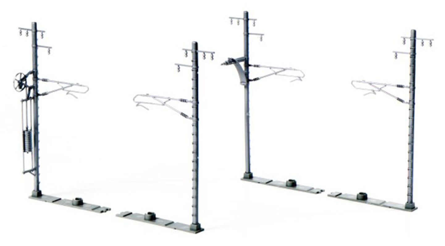 23-066-1 Single Track Catenary Mast Grey (20 Pack)