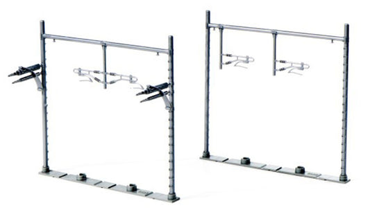 23-067-1 Double Track Catenary Gantry Grey (12 Pack)