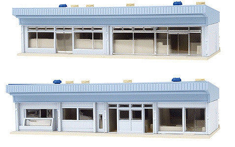 Diotown Station Mall Shops Blue Roofs (Pre-Built)