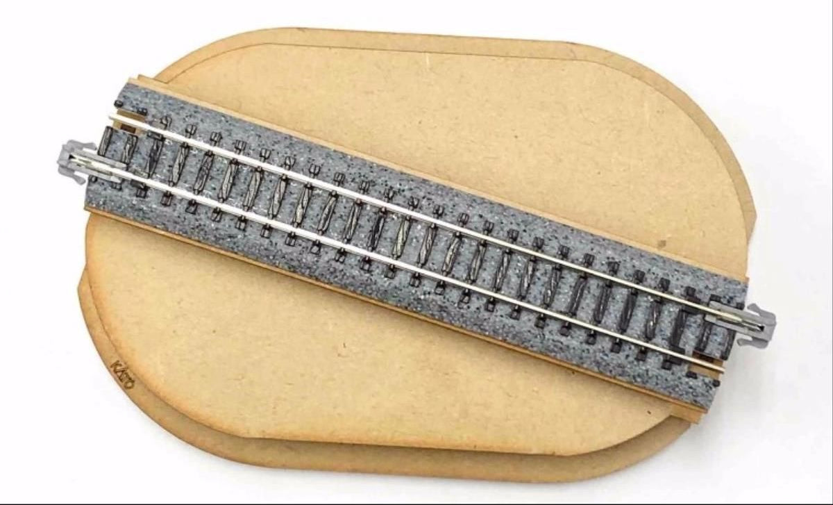24-051 Mini Diorama Base Straight 124mm Kit with Track