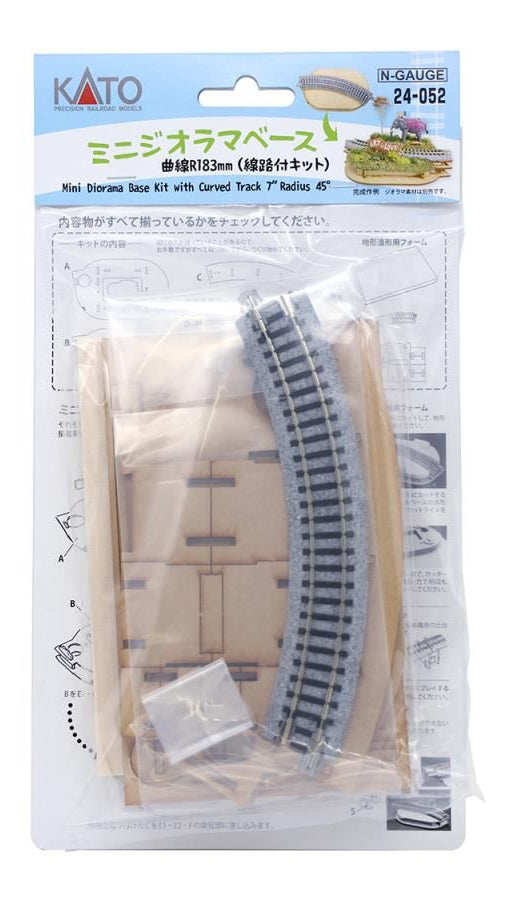 24-052 Mini Diorama Base Curve R183mm Kit with Track