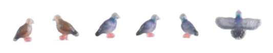 Pigeons (6) Figure Set