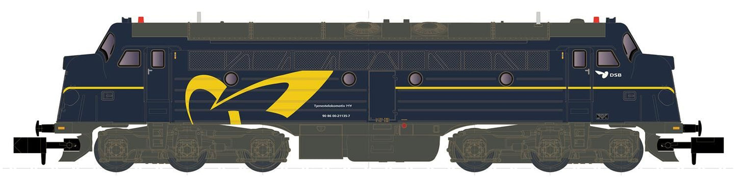 DSB Gods MY 1135 Nohab Diesel Locomotive V