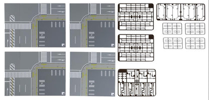 40-823 Unitram Four Way Street Intersection Set