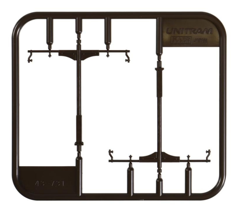 Kato 43-731 Unitram Catenary Mast Set – Rails