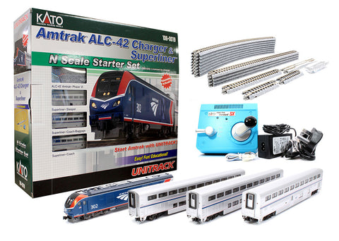 HC-KATO HOゲージ Amtrak Superliner HO Amtrak Superliner and Material Handling Cars