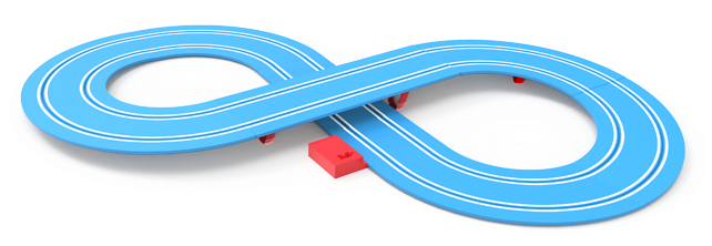 SCXC10466 Compact 1:43 Kids Race 2.3m Race Set