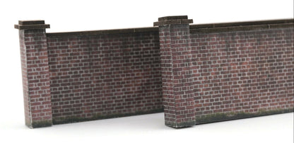 OO 6ft Industrial Brick Wall And Gates Model Kit
