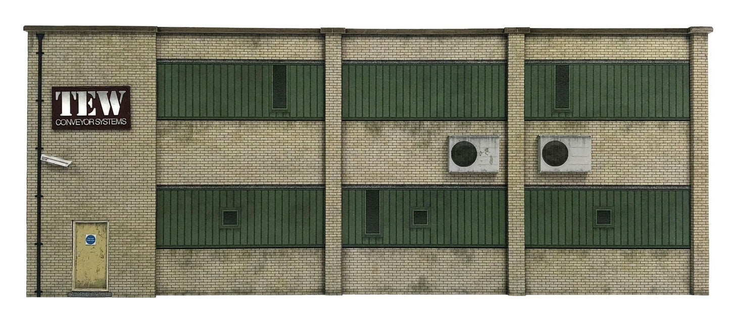 OO Ultra-Low Relief Modern Industrial Unit Model Kit