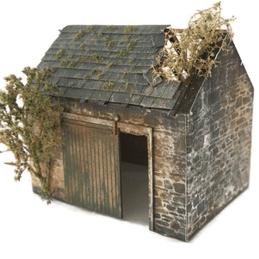 OO/HO Derelict Barn Model Kit