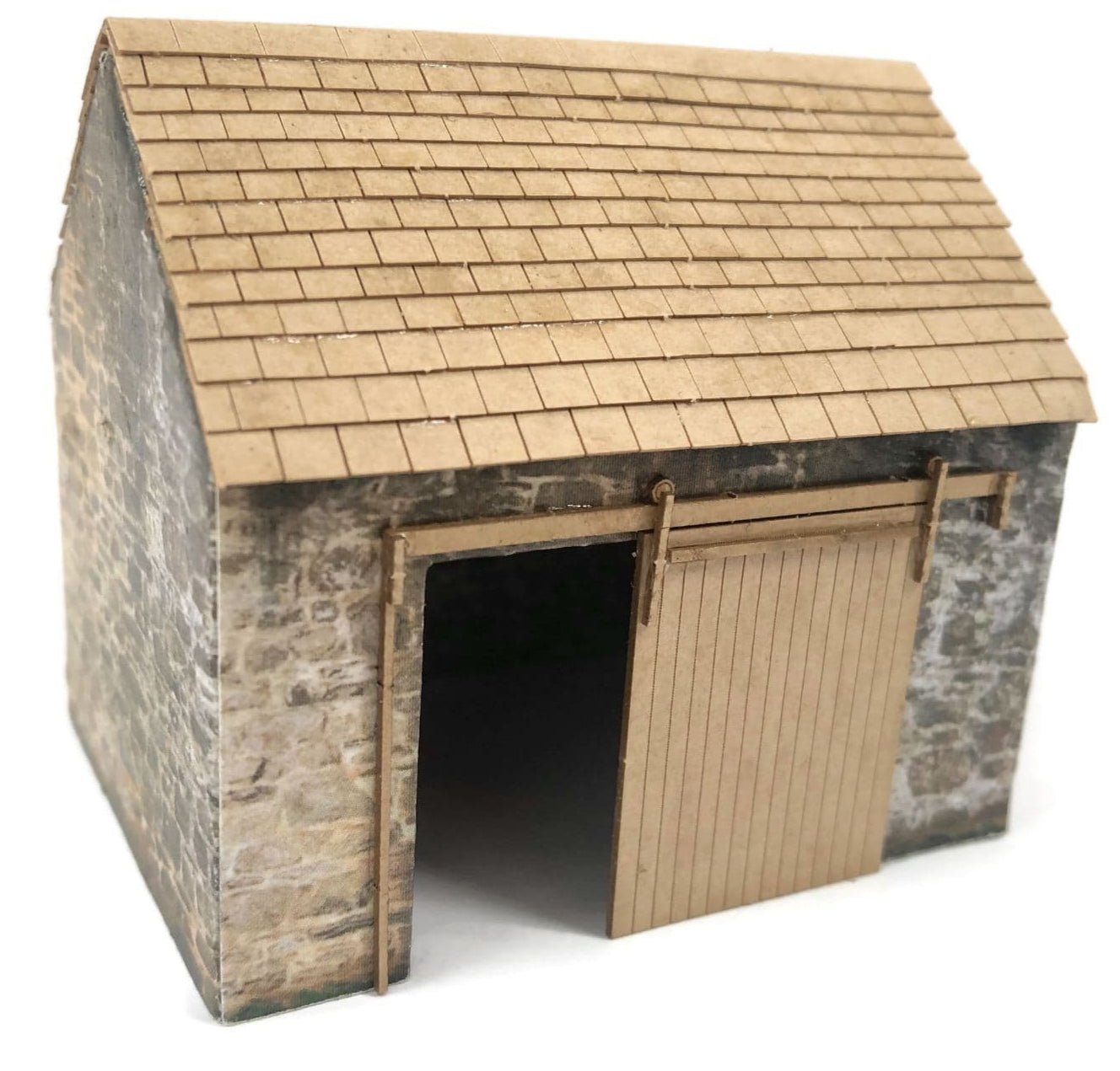 Scale Model Scenery KX057 OO/HO Derelict Barn Model Kit – Rails