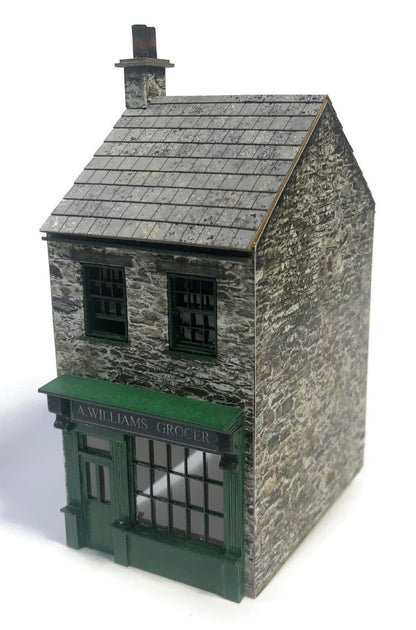 OO Period Terraced Shop (Right Side Door) Model Kit