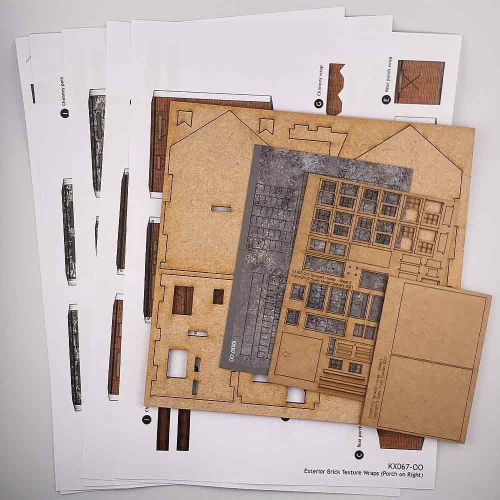OO Terraced House / Cottage Model Kit