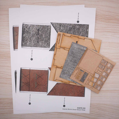 OO Low Relief Terraced House / Cottage Model Kit