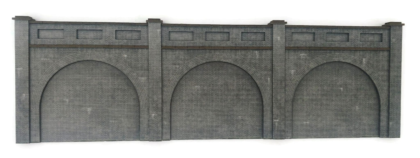 OO Low Relief Brick Railway Arches (Pack of 3) Model Kit