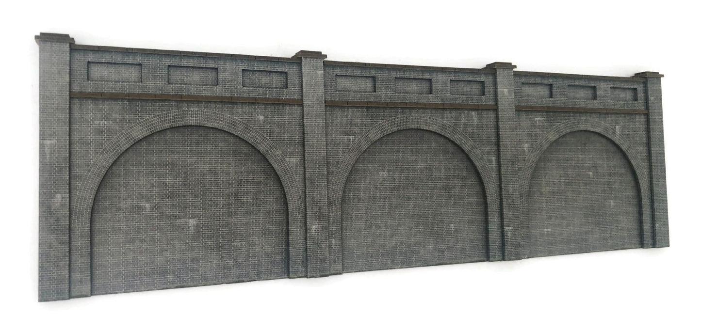 OO Low Relief Brick Railway Arches (Pack of 3) Model Kit
