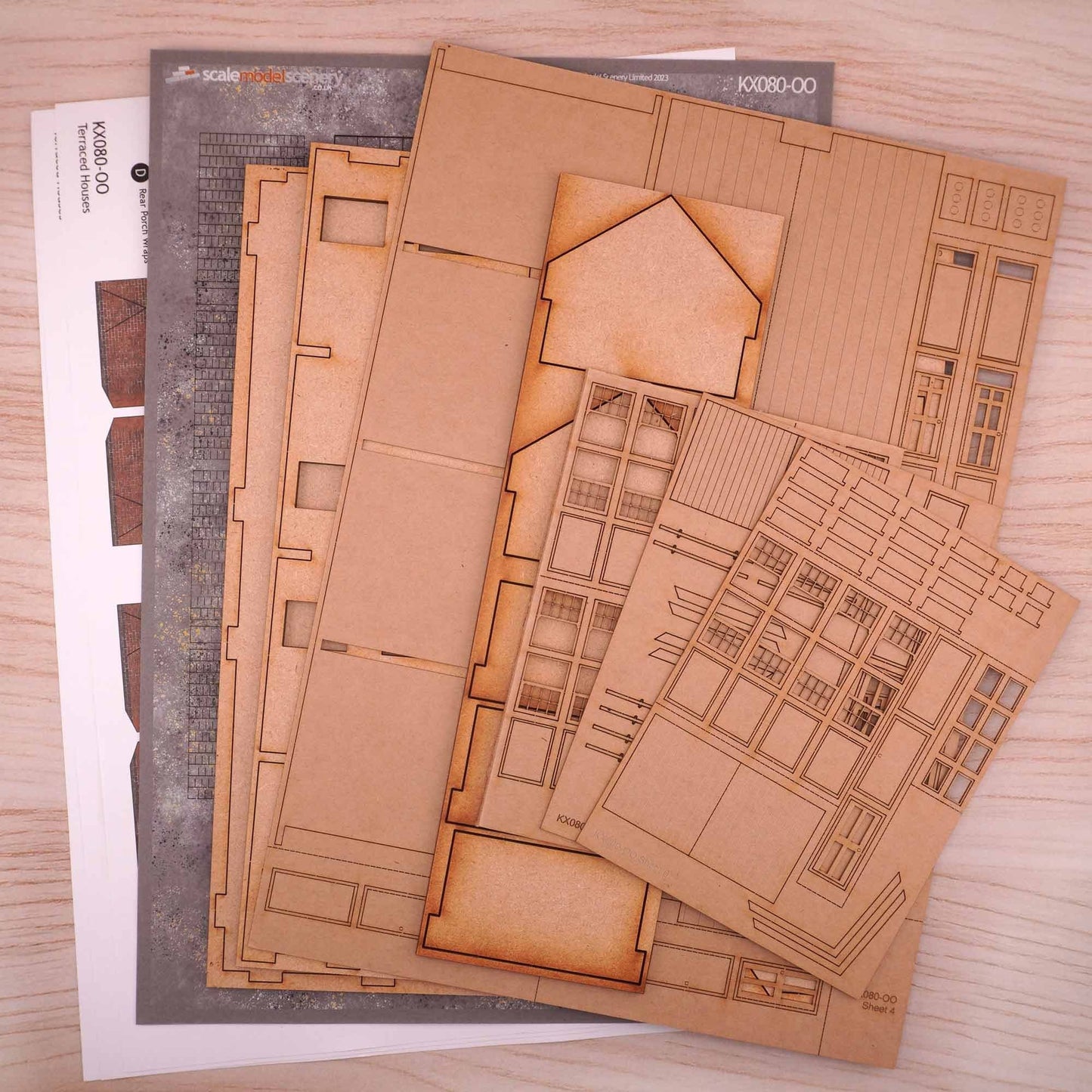 OO Terraced Cottages/Houses Model Kit