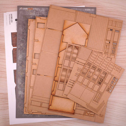 OO Terraced Cottages/Houses Model Kit