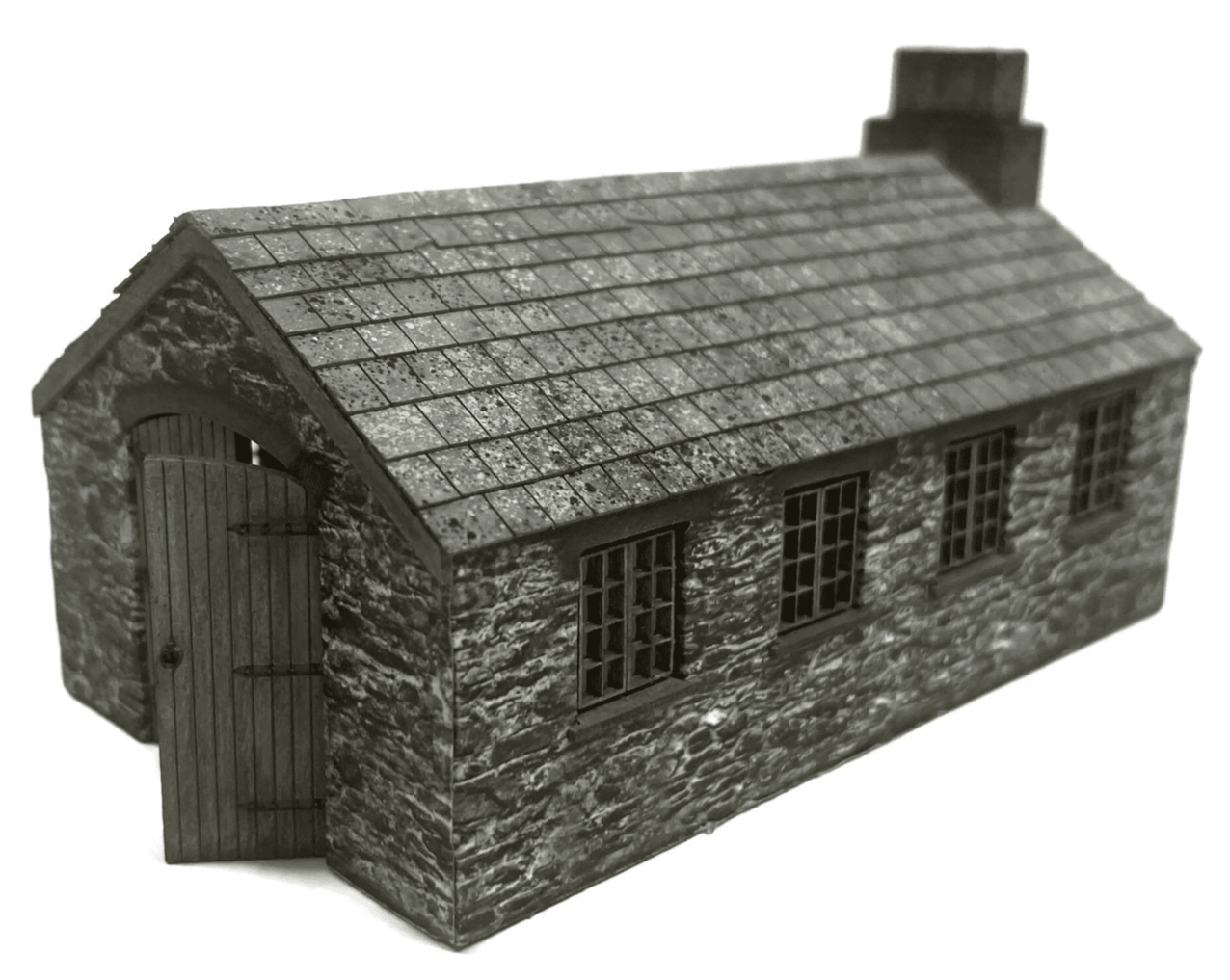 Scale Model Scenery KX088 OO/HO Pearces Machine Shop Model – Rails