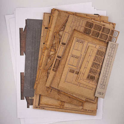 KX090 OO Robertson's Bonded Warehouse Model Kit